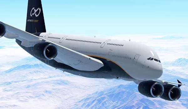 Background لعبة محاكى الطيران للاندرويد Flight Simulator